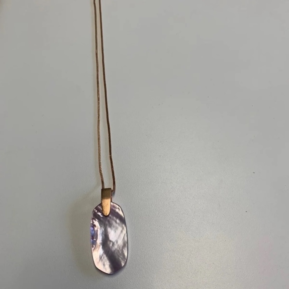 Kendra Scott Inez Rose Gold Long Pendant - Picture 9 of 15